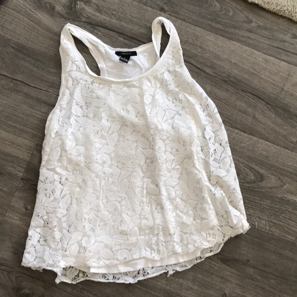 Racer back F21 tank top